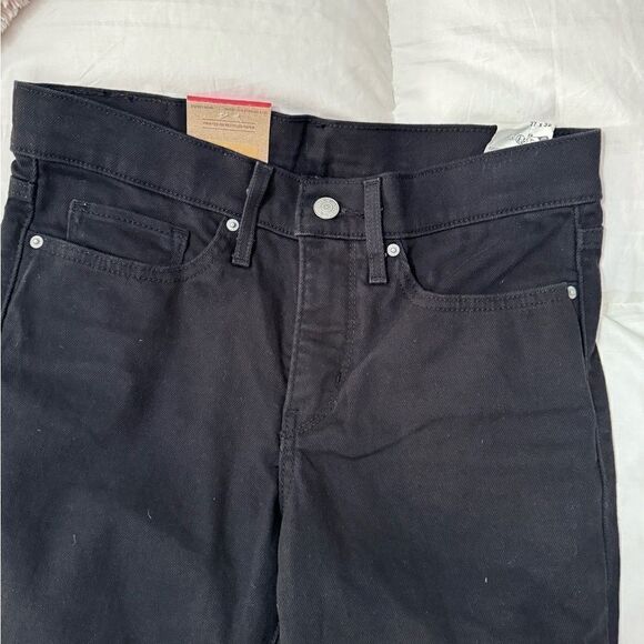 Levi’s Black Slim Fit Shaping skinny Full Length Jeans size 27x32- brand new! - Picture 9 of 14